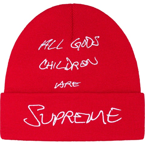 Supreme God's Children Beanie - Red