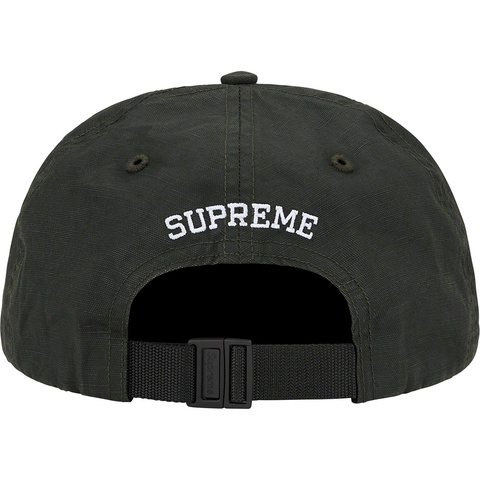 Supreme Small Box Coated Linen 6-Panel - Black