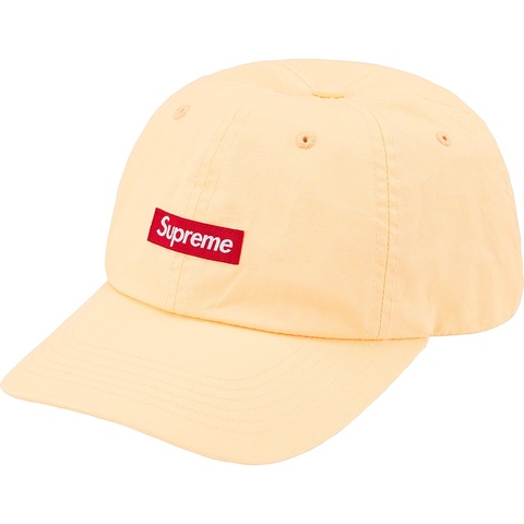 Supreme Small Box Coated Linen 6-Panel - Natural