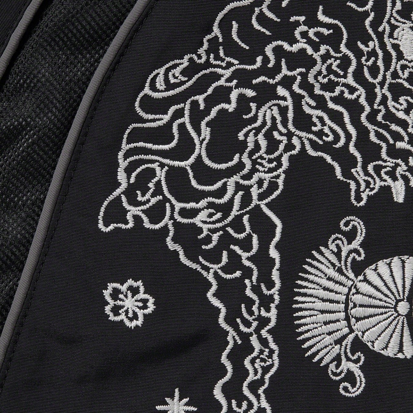 Supreme AOI Glow-in-the-Dark Track Jacket (SS22) - Black - $188