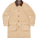 Supreme Supreme Burberry Leather Collar Trench (SS22) - Beige