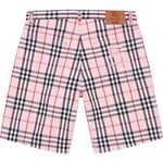 Supreme Supreme Burberry Denim Short (SS22) - Pink