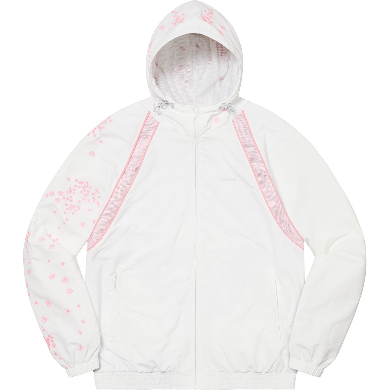 Supreme AOI Glow-in-the-Dark Track Jacket (SS22) - White - $188