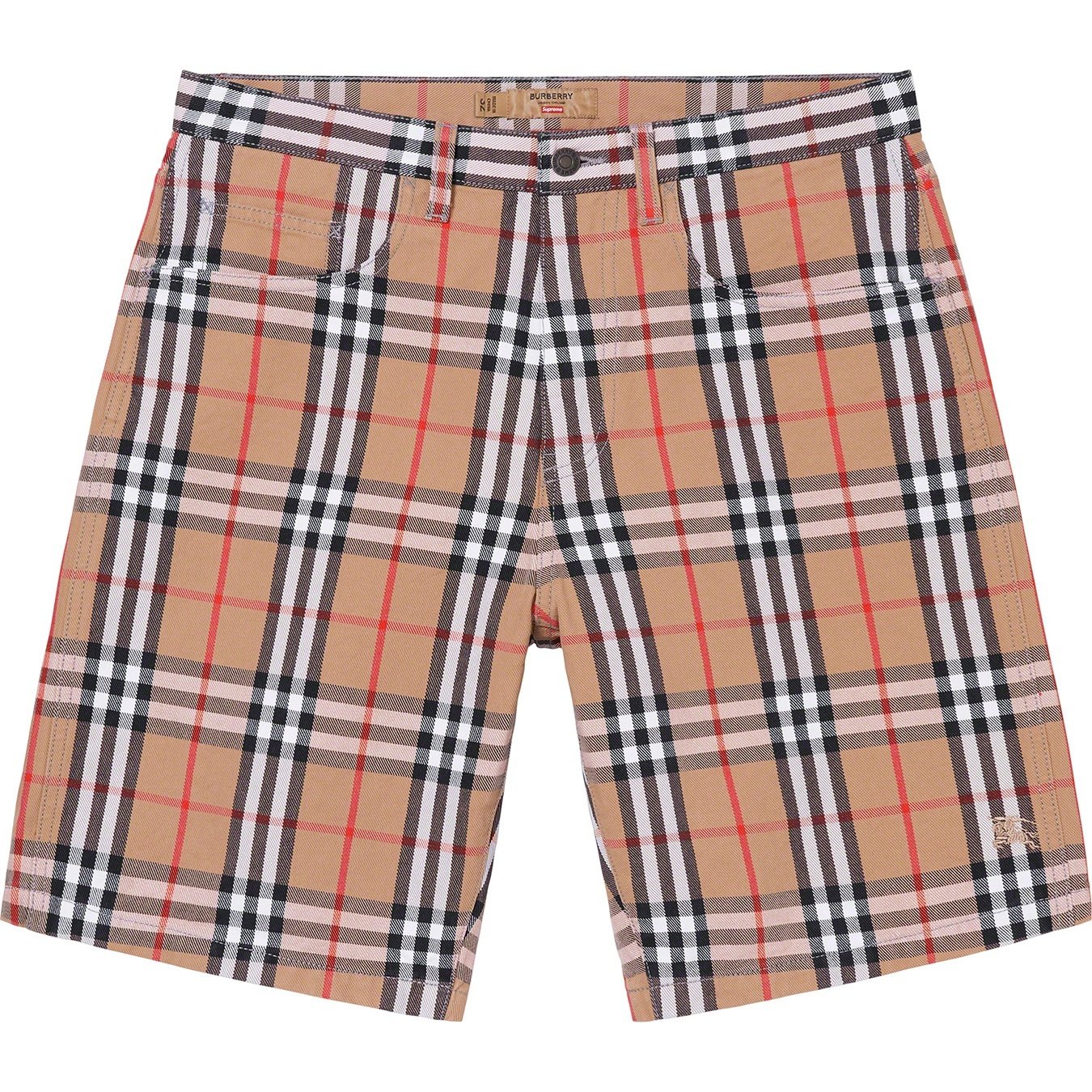 Supreme Supreme Burberry Denim Short (SS22) - Beige - $168