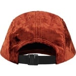 Supreme Crushed Velvet Camp Cap (SS22) - Rust