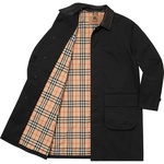 Supreme Supreme Burberry Leather Collar Trench (SS22) - Black