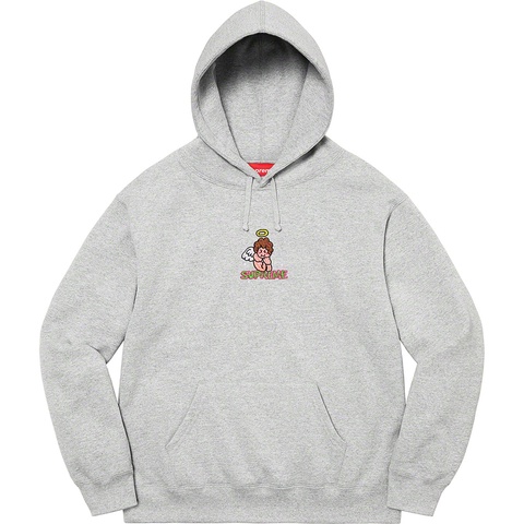 Supreme Angel Hooded Sweatshirt - Heather Grey