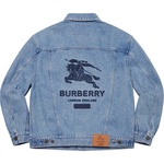 Supreme Supreme Burberry Denim Trucker Jacket (SS22) - Washed Blue