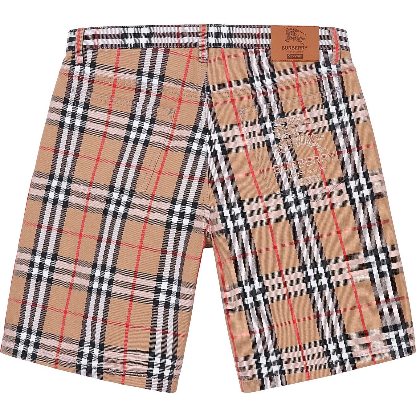 Supreme Supreme Burberry Denim Short (SS22) - Beige - $168