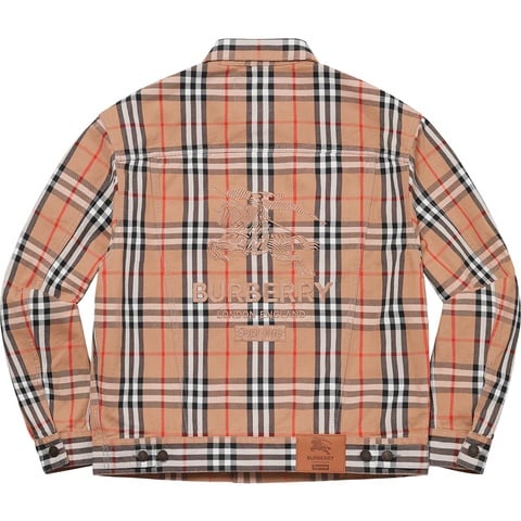 Supreme®/Burberry® Denim Trucker Jacket - Supreme