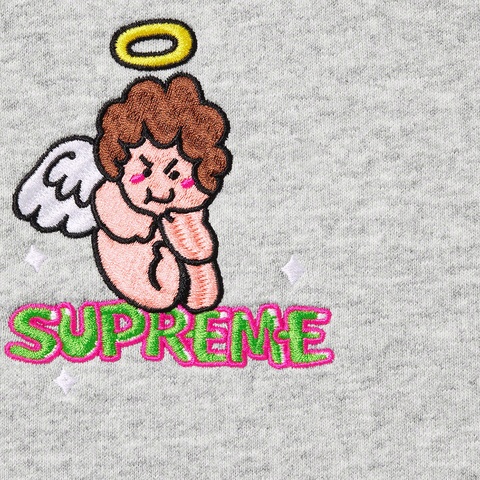 Supreme Angel Hooded Sweatshirt - Heather Grey