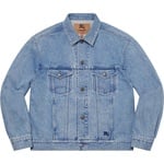 Supreme Supreme Burberry Denim Trucker Jacket (SS22) - Washed Blue