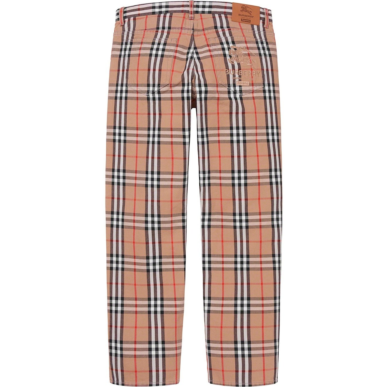 Supreme Supreme Burberry Regular Jean (SS22) - Beige - $198