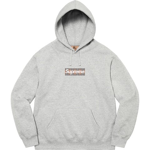 Supreme®/Burberry® Box Logo Hooded Sweatshirt - Supreme