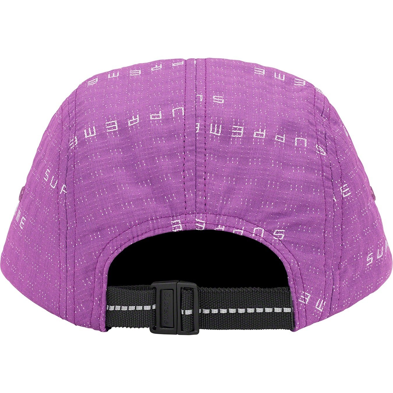 Supreme Stitch Jacquard Camp Cap (SS22) - Purple - $48
