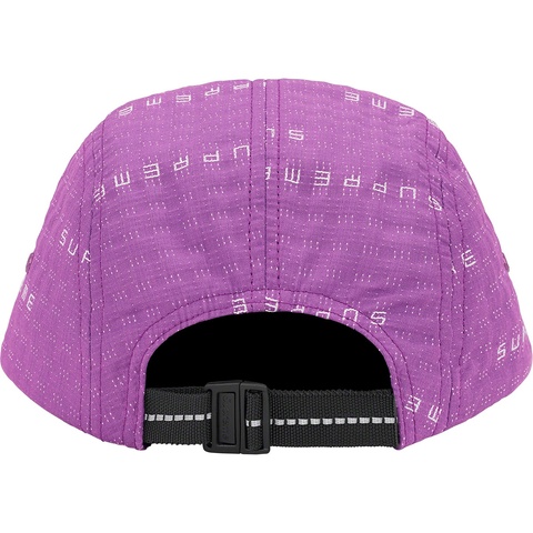 Supreme Stitch Jacquard Camp Cap - Purple