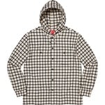 Supreme Mini Plaid Hooded Shirt (SS22) - White