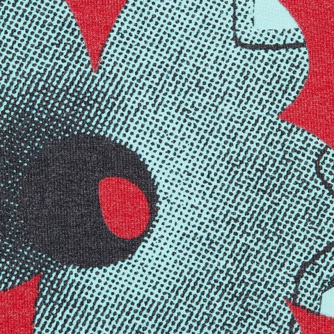 Supreme Nate Lowman Hooded Sweatshirt - Red