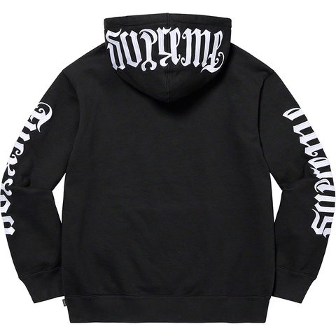 Supreme Ambigram Hooded Sweatshirt - Black