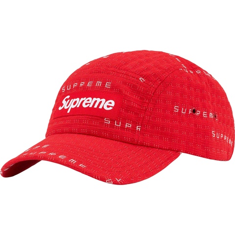 Supreme Stitch Jacquard Camp Cap - Red