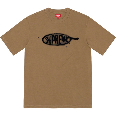 Supreme Ink Blot S/S Top - Olive Brown