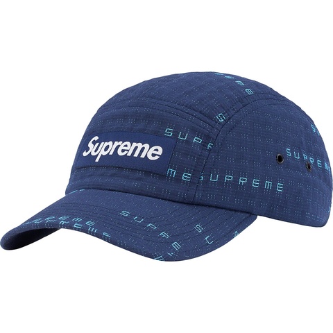 Supreme Stitch Jacquard Camp Cap - Navy