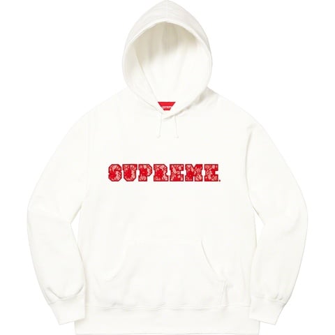 Supreme Lace Hooded Sweatshirt - White