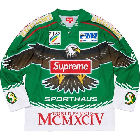 Supreme Eagle Hockey Jersey - Green