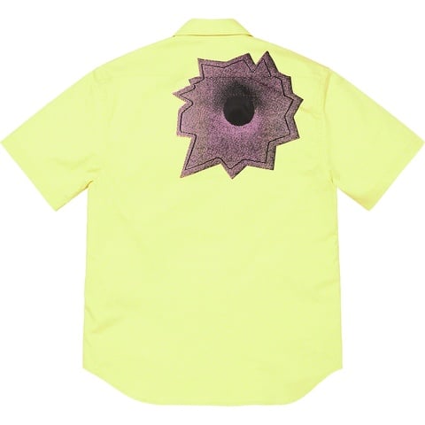 Supreme Nate Lowman S/S Shirt - Pale Yellow