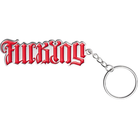 Supreme Ambigram Keychain - Red