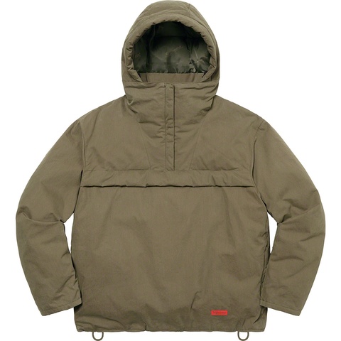 Supreme Hooded Down Pullover - Olive
