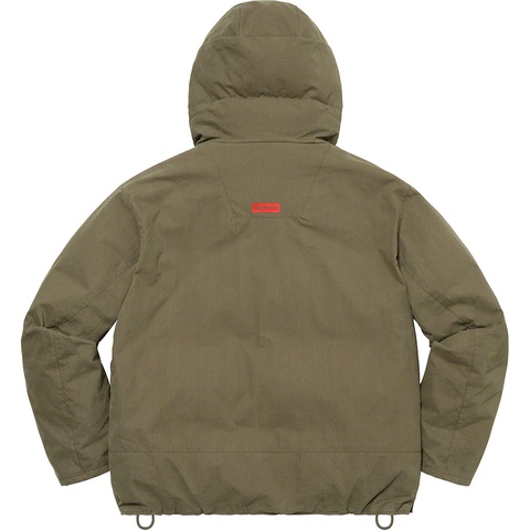 Supreme Hooded Down Pullover - Olive