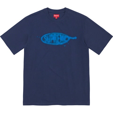Supreme Ink Blot S/S Top - Dark Royal
