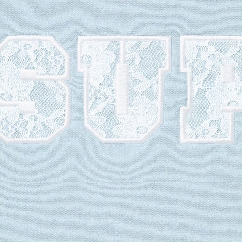Supreme Lace Hooded Sweatshirt - Light Blue