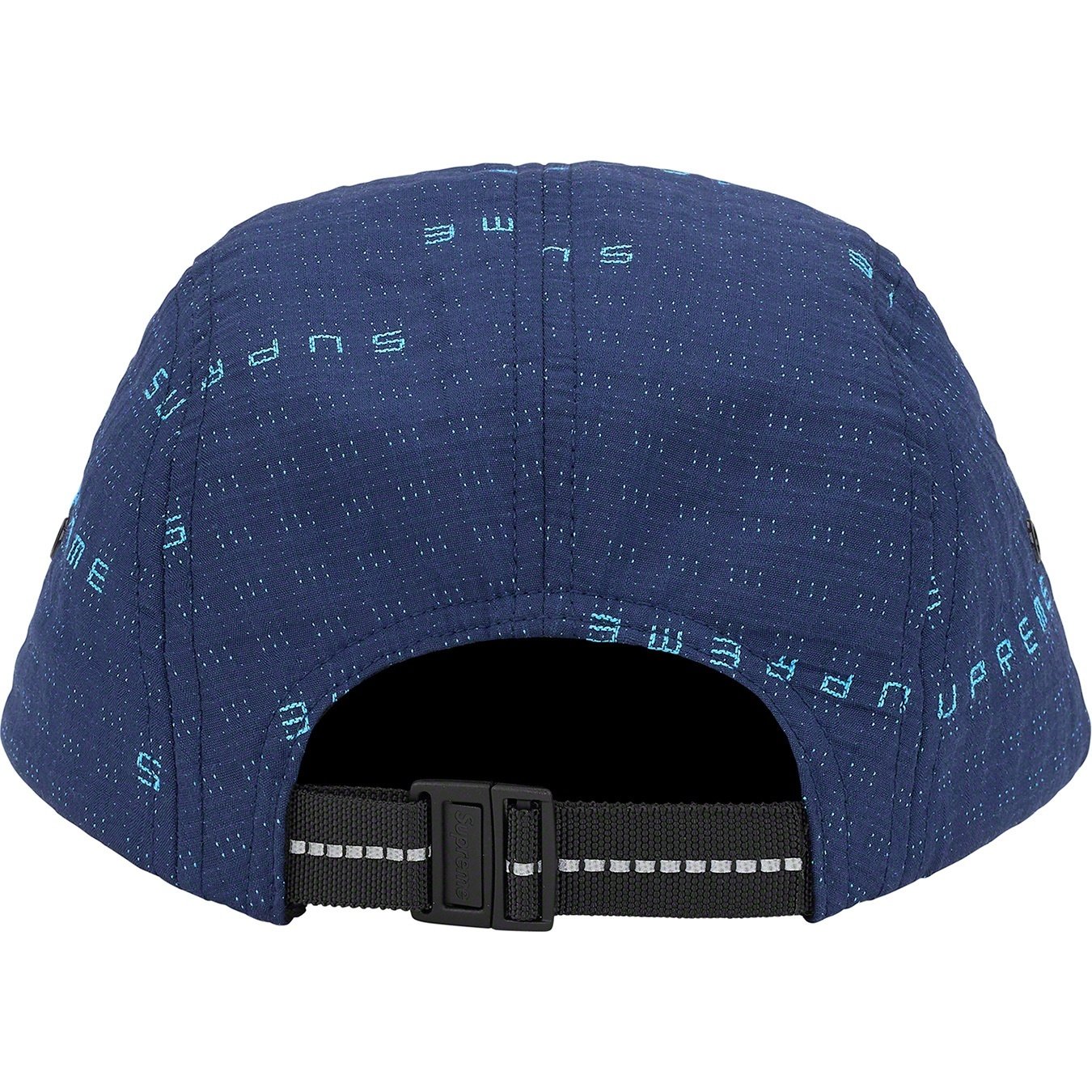 Supreme Stitch Jacquard Camp Cap (SS22) - Navy - $48