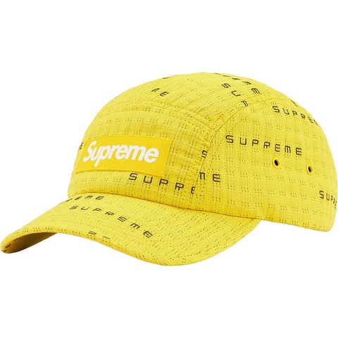 Supreme Stitch Jacquard Camp Cap - Lemon