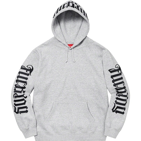 Supreme Ambigram Hooded Sweatshirt - Heather Grey