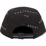 Supreme Stitch Jacquard Camp Cap (SS22) - Black