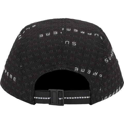 Supreme Stitch Jacquard Camp Cap - Black