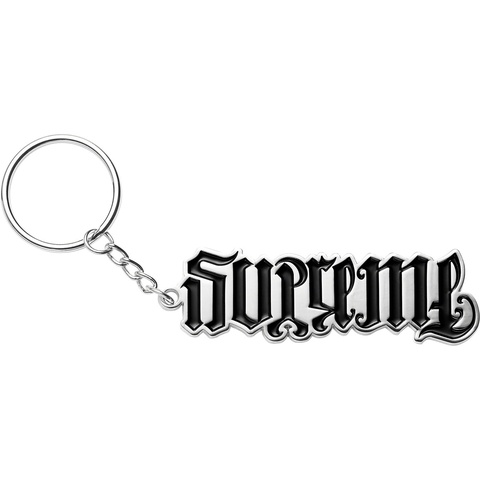 Supreme Ambigram Keychain - Black
