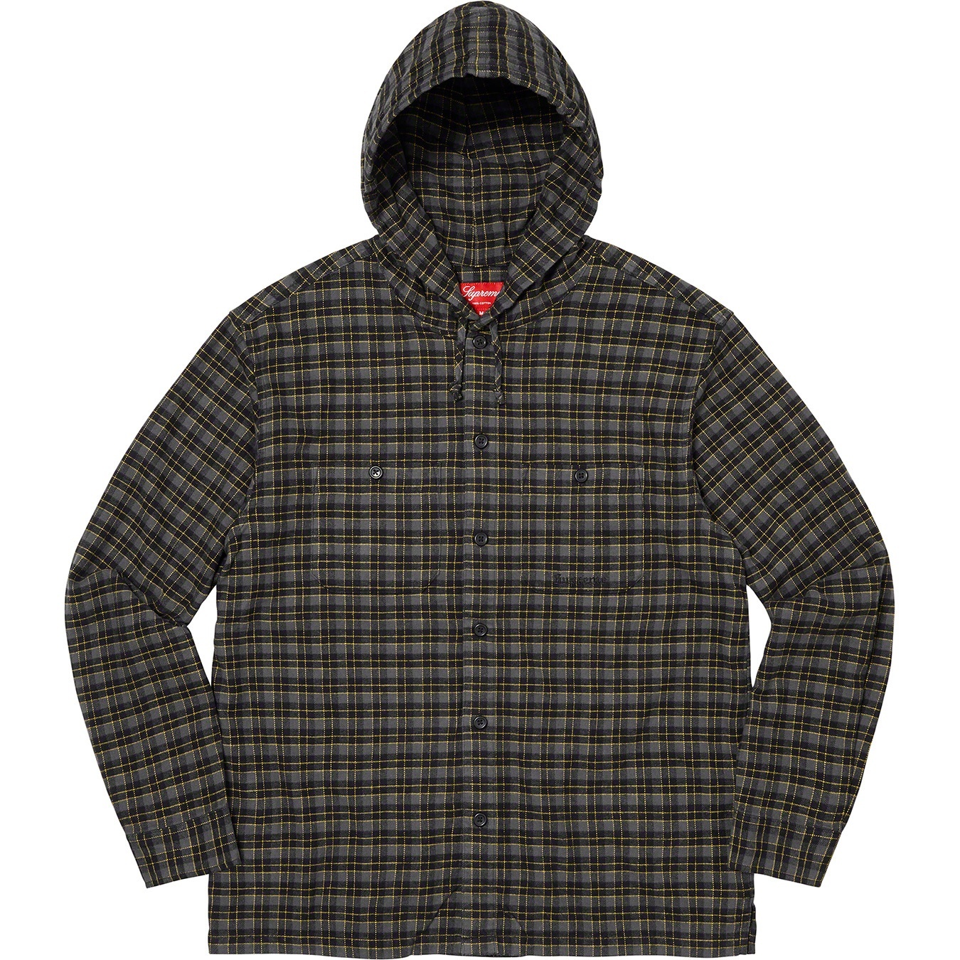 ジゼル着用　Supreme mini plaid hooded shirt Supreme Mini Plaid Hooded Shirt (SS22) - $138