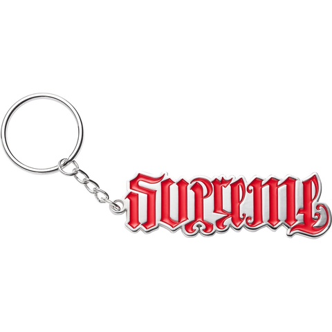シュプリーム　Ambigram Keychain　赤 Ambigram Keychain - spring/summer 2022 - Supreme
