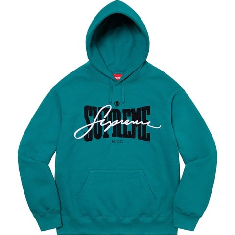 Embroidered Chenille Hooded Sweatshirt - Supreme