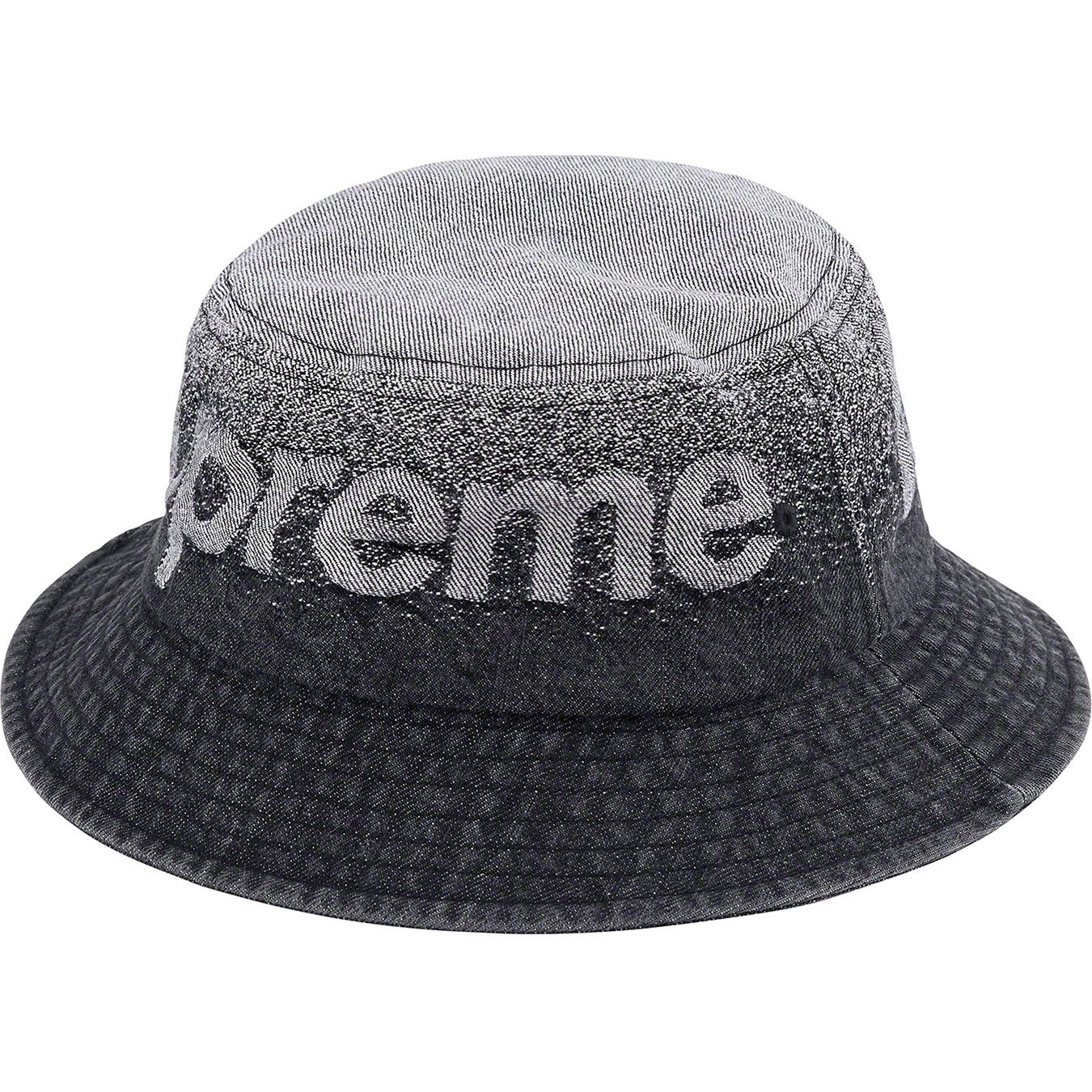 Supreme Fade Jacquard Denim Crusher (SS22) - Black - $58