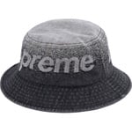 Supreme Fade Jacquard Denim Crusher (SS22) - Black