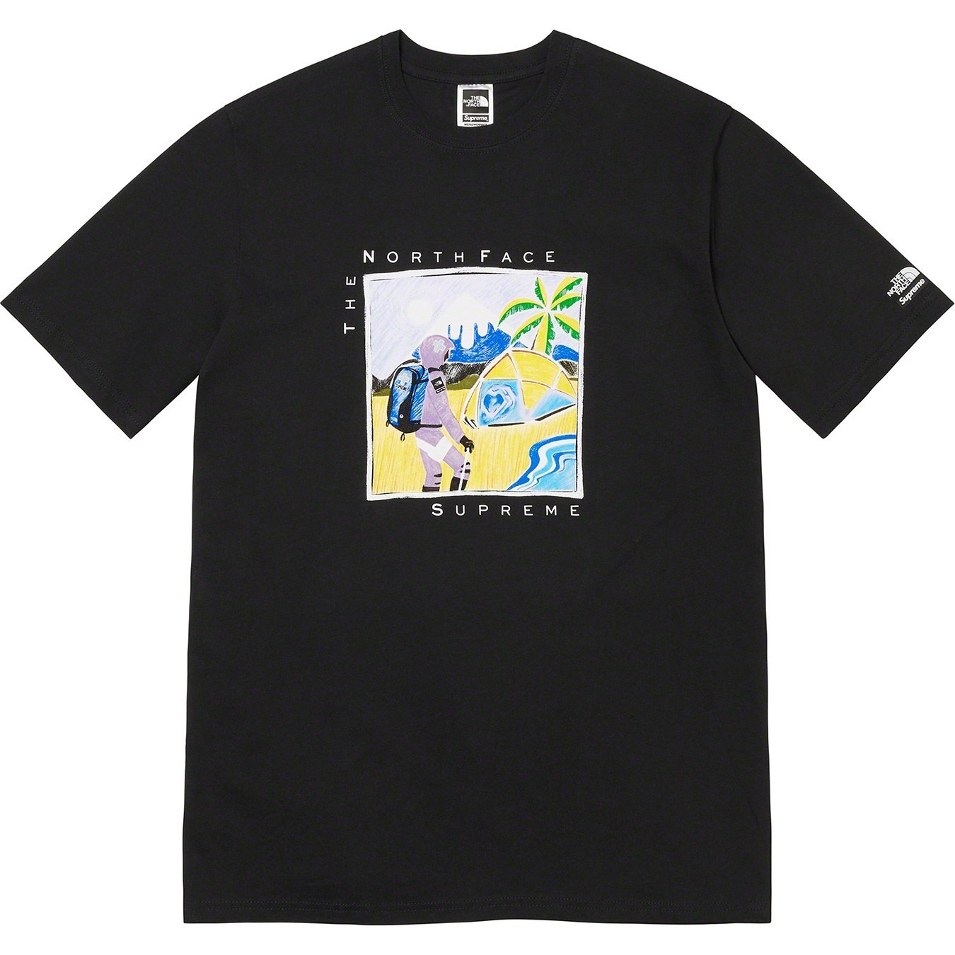 Supreme Supreme The North FaceSketch S S Top (SS22) - Black - $58