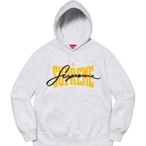 Embroidered Chenille Hooded Sweatshirt - Supreme