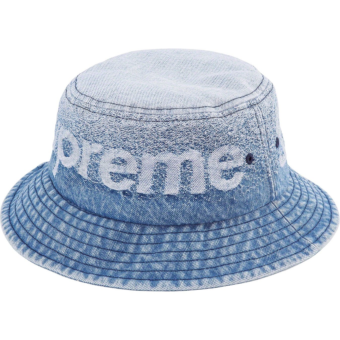 Supreme Fade Jacquard Denim Crusher (SS22) - Blue - $58