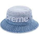 Supreme Fade Jacquard Denim Crusher (SS22) - Blue