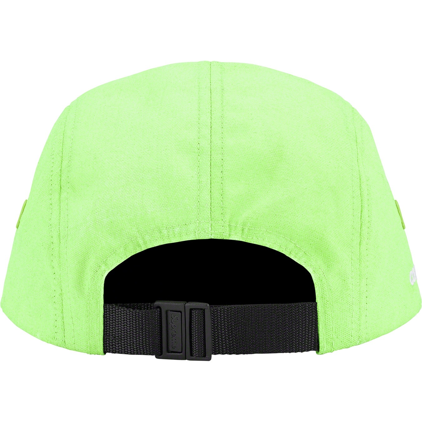 Supreme Coated Cordura Camp Cap (SS22) - Lime - $54